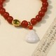 Natural Red Agate Buddha Success Bracelet Natural Red Agate Buddha Success Bracelet