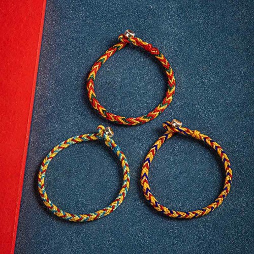 Lucky "May you be safe all year round" Multicolored Bracelet