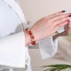 Red Agate White Agate Peach Blossom Self-Acceptance Bracelet Red Agate White Agate Peach Blossom Self-Acceptance Bracelet