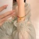 Jade Fu Character Charm Luck Red Rope Bracelet