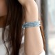 Natural Aquamarine Peace Healing Bracelet