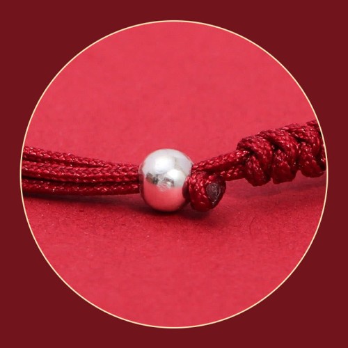 999 Sterling Silver PiXiu Strawberry Quartz Wealth Bracelet 999 Sterling Silver PiXiu Strawberry Quartz Wealth Bracelet