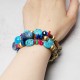 Turquoise Agate Beads Blessing Bracelet Turquoise Agate Beads Blessing Bracelet