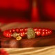 Dragon Year Cinnabar Hetian Jade Ruyi Bracelet Dragon Year Cinnabar Hetian Jade Ruyi Bracelet