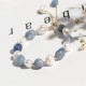 Blue Aventurine Crystal Pearl Healing Bracelet Blue Aventurine Crystal Pearl Healing Bracelet