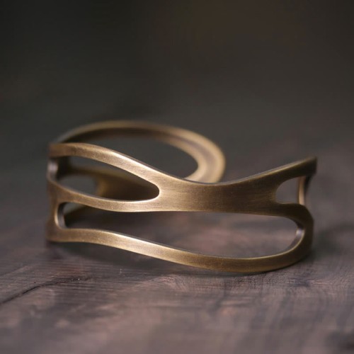 Vintage Copper Brass Wealth Cuff Vintage Copper Brass Wealth Cuff