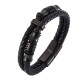 Layered Leather Weave Fortune Bracelet Layered Leather Weave Fortune Bracelet