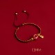 Cinnabar Fu Character Blessing Braided Bracelet Cinnabar Fu Character Blessing Braided Bracelet