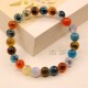 Colorful Candy Agate Strength Healing Bracelet Colorful Candy Agate Strength Healing Bracelet