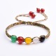 Colorful Agate Five Elements String Bracelet Colorful Agate Five Elements String Bracelet