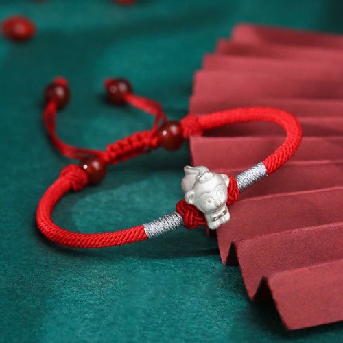 999 Sterling Silver Chinese Zodiac Luck Bracelet 999 Sterling Silver Chinese Zodiac Luck Bracelet