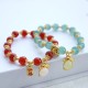 Year of the Dragon Red Agate Green Aventurine Bracelet Year of the Dragon Red Agate Green Aventurine Bracelet