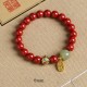 Cinnabar Green Aventurine Fortune Bracelet