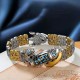 Tibetan Nine-Eye Dzi PiXiu Turquoise Wealth Bracelet Tibetan Nine-Eye Dzi PiXiu Turquoise Wealth Bracelet