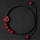 Laughing Buddha Cinnabar Blessing String Bracelet Laughing Buddha Cinnabar Blessing String Bracelet