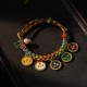 Tibetan Five God of Wealth Luck Bracelet