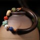 Agarwood Hetian Jade Crystal Strength Bracelet Agarwood Hetian Jade Crystal Strength Bracelet