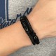 Layered Leather Weave Fortune Bracelet Layered Leather Weave Fortune Bracelet