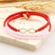Tibetan Handmade Lotus Pink Crystal Soothing Bracelet Tibetan Handmade Lotus Pink Crystal Soothing Bracelet