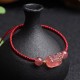 Strawberry Quartz PiXiu Lucky Red String Bracelet Strawberry Quartz PiXiu Lucky Red String Bracelet
