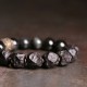 Natural Garnet Pink Crystal Love Bracelet