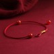 Cinnabar Red Agate Blessing Bracelet