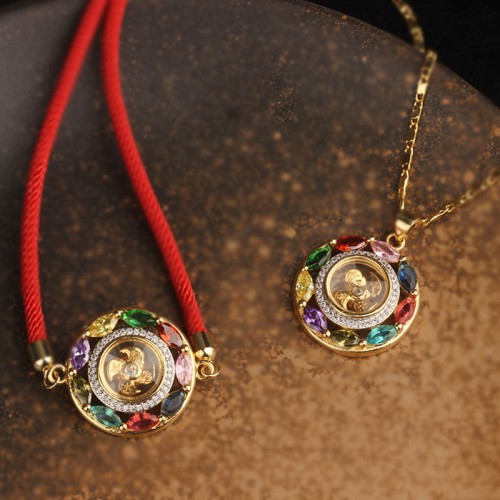 Colorful Zircon Copper Wealth Luck Bracelet Colorful Zircon Copper Wealth Luck Bracelet