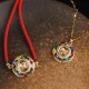 Colorful Zircon Copper Wealth Luck Bracelet Colorful Zircon Copper Wealth Luck Bracelet