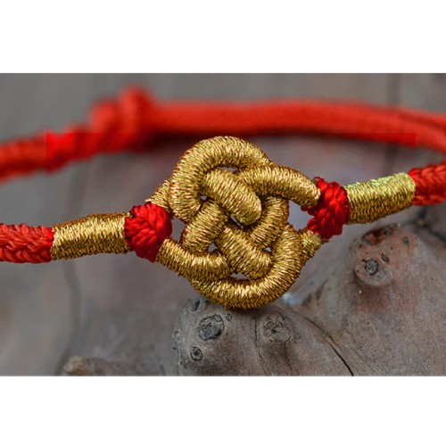Handmade Chinese Knot Luck Strength Braided Bracelet Handmade Chinese Knot Luck Strength Braided Bracelet
