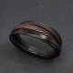 Simple Titanium Steel Leather Luck Bracelet Simple Titanium Steel Leather Luck Bracelet