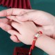 999 Sterling Silver Red Rope Kids Luck Bracelet 999 Sterling Silver Red Rope Kids Luck Bracelet