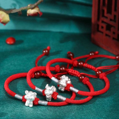 999 Sterling Silver Chinese Zodiac Luck Bracelet 999 Sterling Silver Chinese Zodiac Luck Bracelet