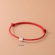 925 Silver Four Leaf Clover Red Rope Bracelet 925 Silver Four Leaf Clover Red Rope Bracelet