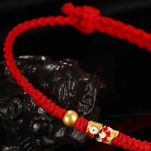 999 Gold Luck Koi Fish Bracelet