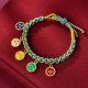 Handmade Tibetan Five God of Wealth Luck Bracelet