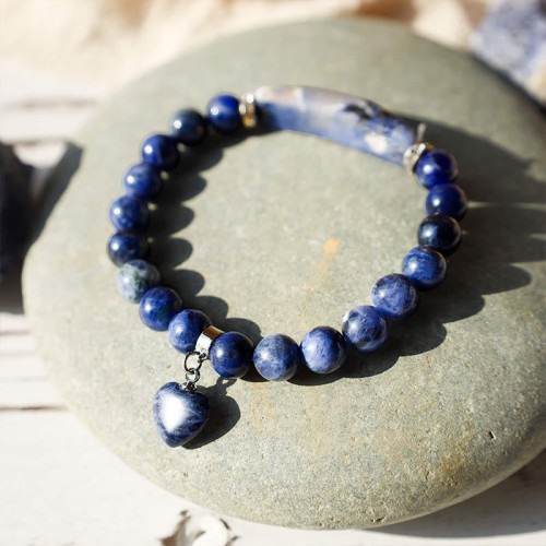 Quartz Heart Healing Beads Bracelet Quartz Heart Healing Beads Bracelet