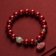 Cinnabar Jade Healing Charm Bracelet Cinnabar Jade Healing Charm Bracelet
