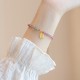 Strawberry Quartz Garnet Jade Fortune Healing Bracelet Strawberry Quartz Garnet Jade Fortune Healing Bracelet