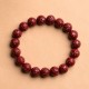 Cinnabar Om Mani Padme Hum Lotus Bracelet