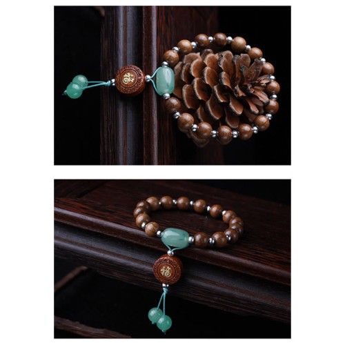 Abelia Wood Happiness Protection Bracelet