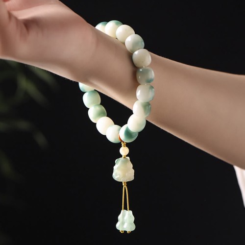 Gradient Bodhi Seed Nine-Tailed Fox Peace Bracelet Gradient Bodhi Seed Nine-Tailed Fox Peace Bracelet