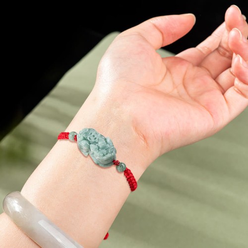 Handmade Jade PiXiu Protection King Kong Knot Bracelet Handmade Jade PiXiu Protection King Kong Knot Bracelet