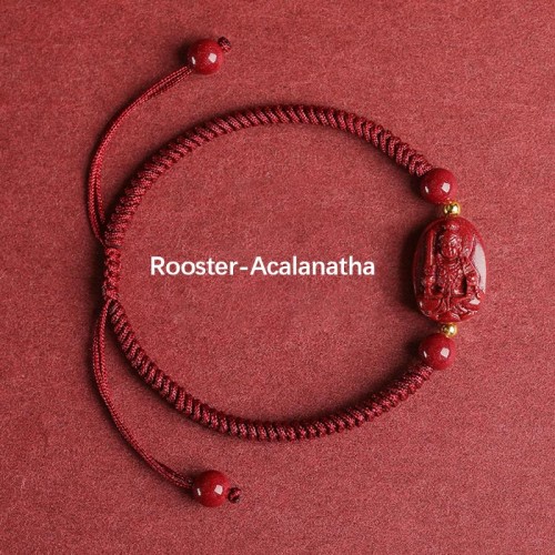 Zodiac Buddha Cinnabar Evil Spirits Bracelet