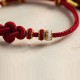 Handmade True Love Knot Peach Blossom Bracelet Handmade True Love Knot Peach Blossom Bracelet