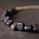 Tibetan Ebony Copper Peace Double Wrap Bracelet Tibetan Ebony Copper Peace Double Wrap Bracelet