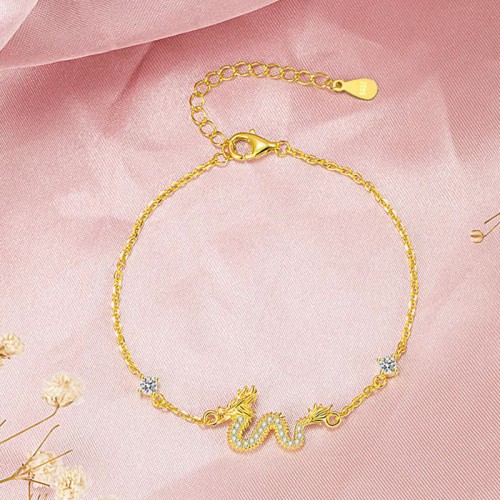 Dragon Auspicious Golden Luck Bracelet Dragon Auspicious Golden Luck Bracelet