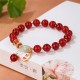Natural Red Agate Jade Confidence Blessing Bracelet