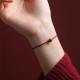 Cinnabar Red Agate Blessing Bracelet