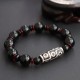 Black Onyx Nine-Eye Dzi Bead Wealth Bracelet Black Onyx Nine-Eye Dzi Bead Wealth Bracelet