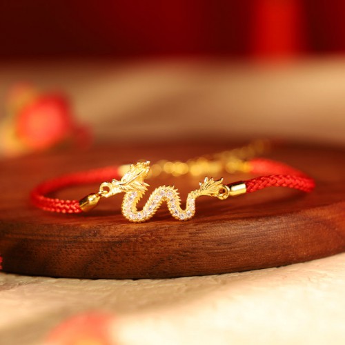 Dragon Auspicious Golden Luck Bracelet Dragon Auspicious Golden Luck Bracelet